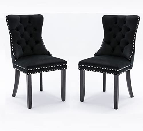 Set of 2 Dining Chairs Modern for Living Room Kitchen Accent Side Chair
