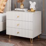 Bedside Table Wooden Chest Of Drawers Comfortable Bedroom Furniture Cabinet