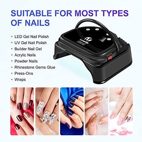 Wireless Professional LED Gel Polish Nail Light Dryer with Motion