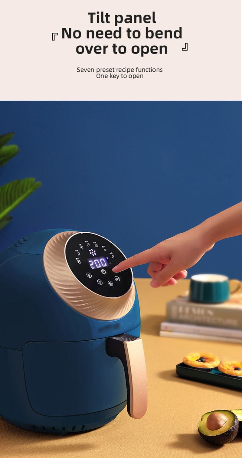 Multi-Function 3.5L Air Fryer Household Smoke-Free No-oil Electric Fryer