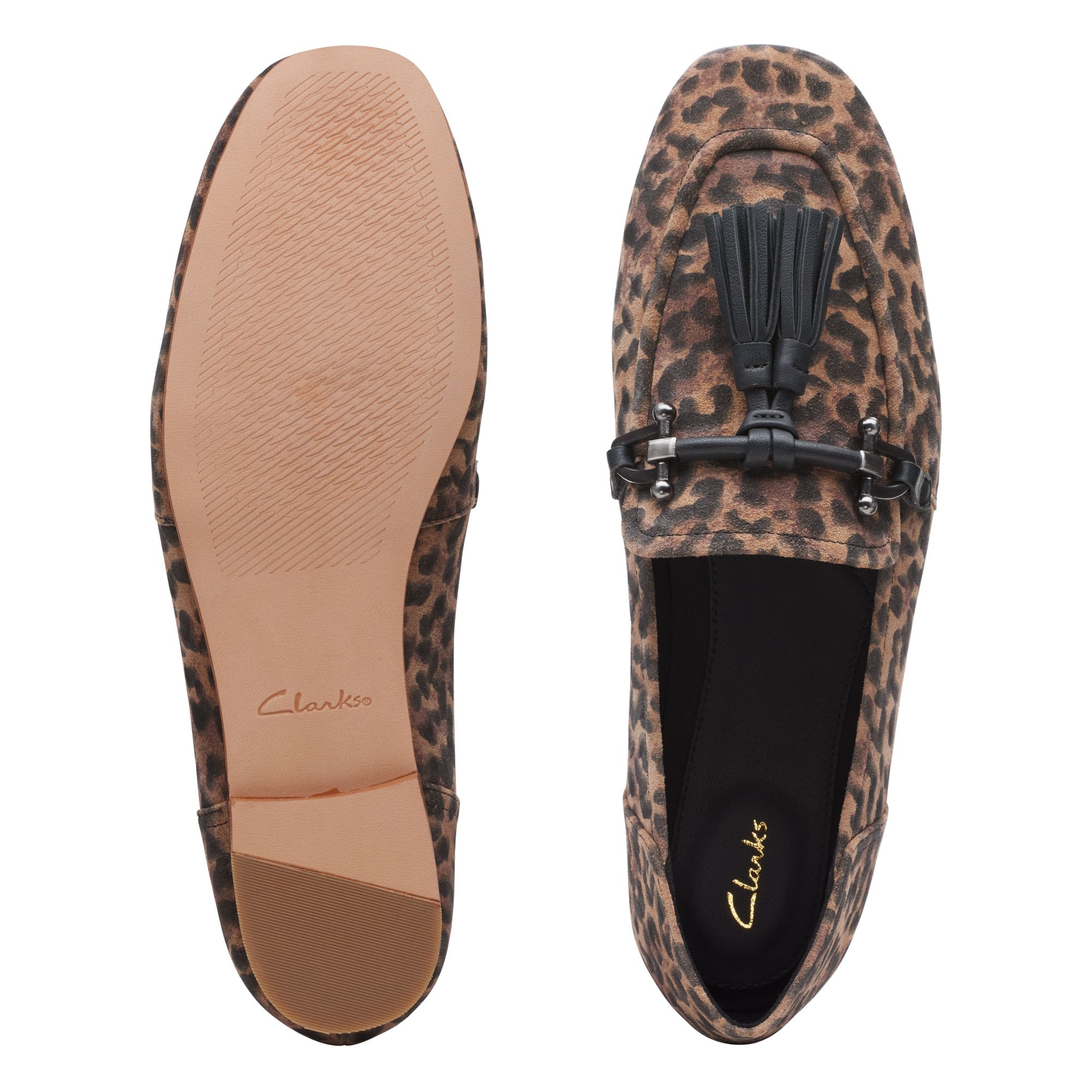Women Pure 2 Tassel Leopard Print