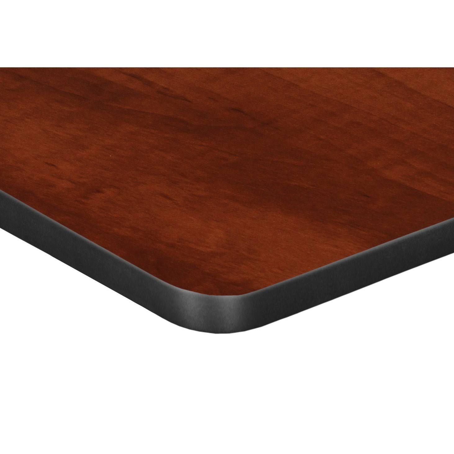 Regency TTSQ363618MHMW 36 in. Square Slim Table Top Mahogany Mocha Walnut