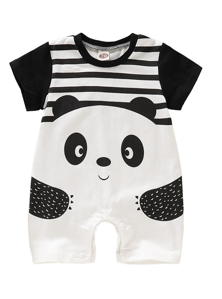 Kids Boy Summer Print Rompers