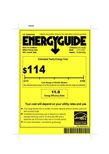 LG 15,000 BTU 115V Window-Mounted Air Conditioner with Remote Control