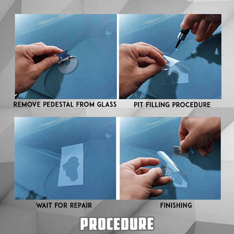 Glass Nano Repair Solution get blade  five sheets of cured film free