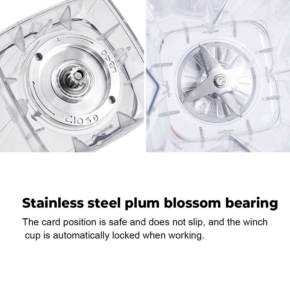 Kitchen Blender Professional Heavy Duty Commercial Mixer Juicer 32000rpm Speed Grinder