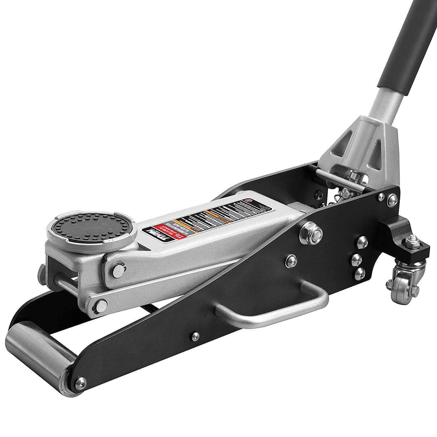 Torin Tam815016l Hydraulic Low Profile Aluminum and Steel Racing Floor Jack with Dua