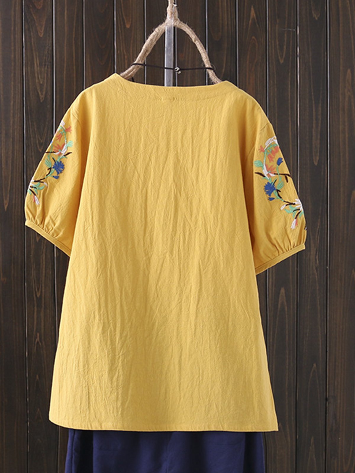 Casual Cotton-Blend Shirts & Tops