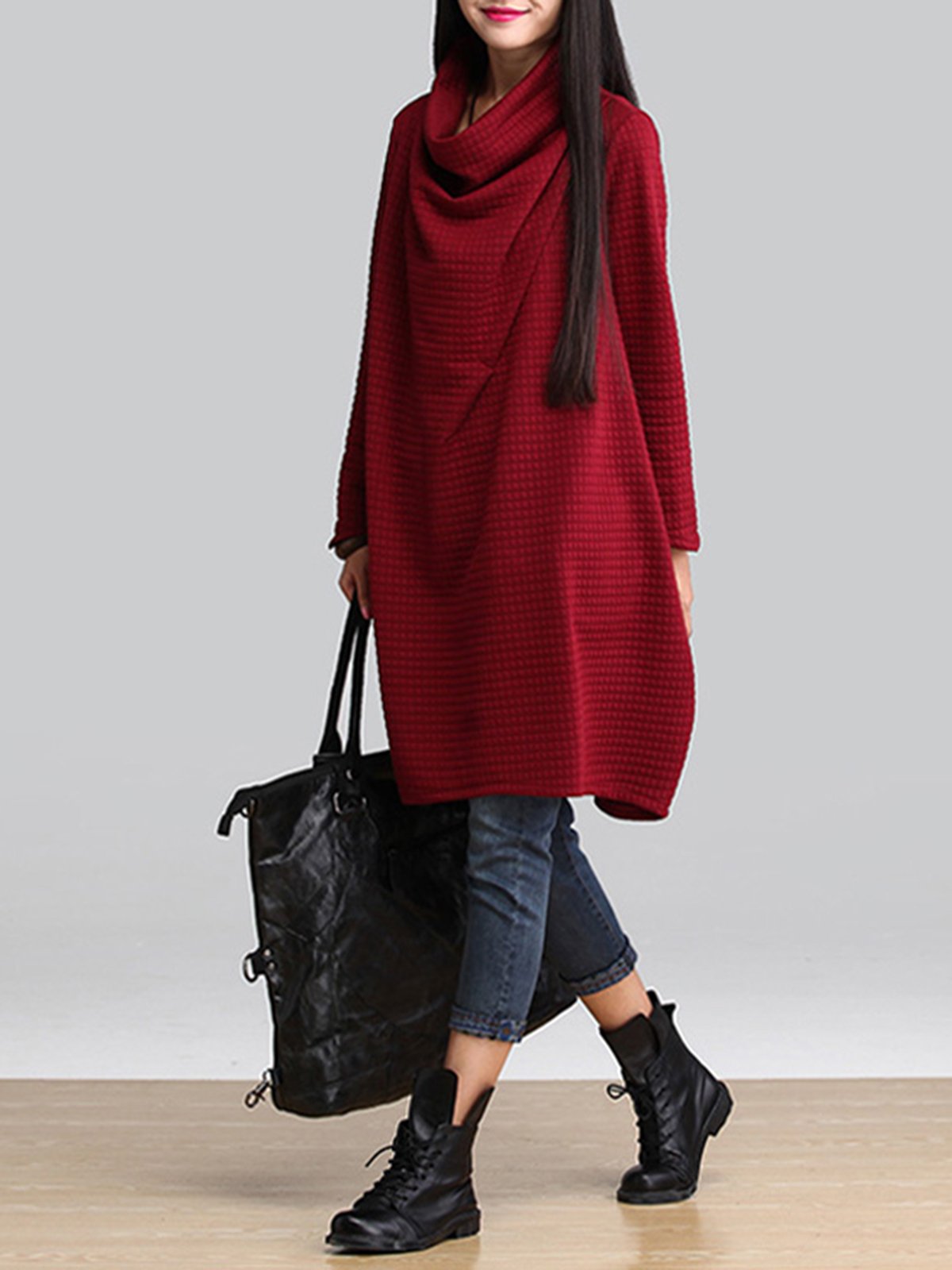 Casual Solid Sweatshirt