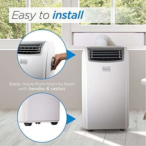 Air Conditioner with Heat, 8,000 BTU SACC/CEC (12,500 BTU ASHRAE/350 Sq.Ft