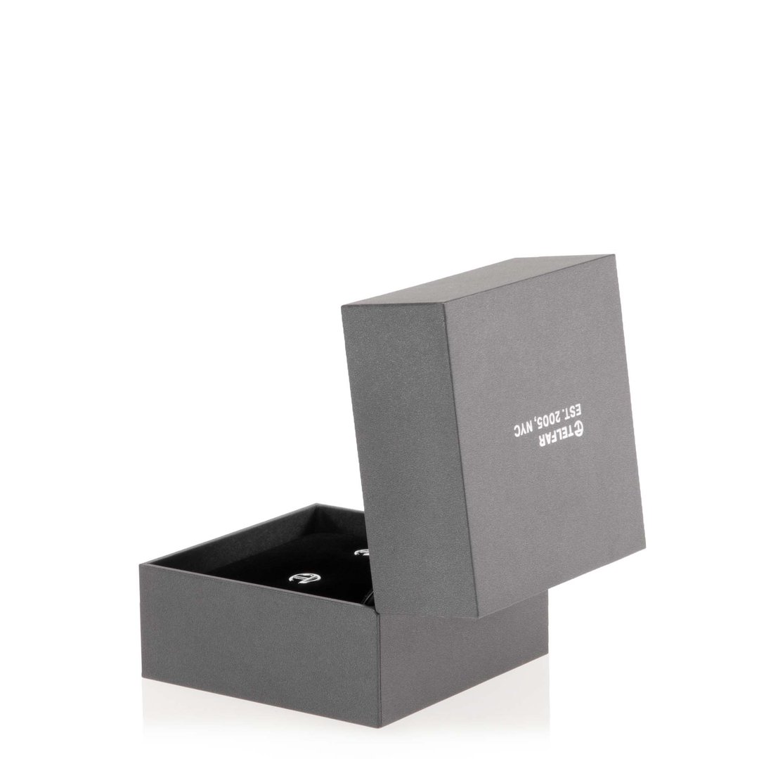 Logo Stud Earring - Silver