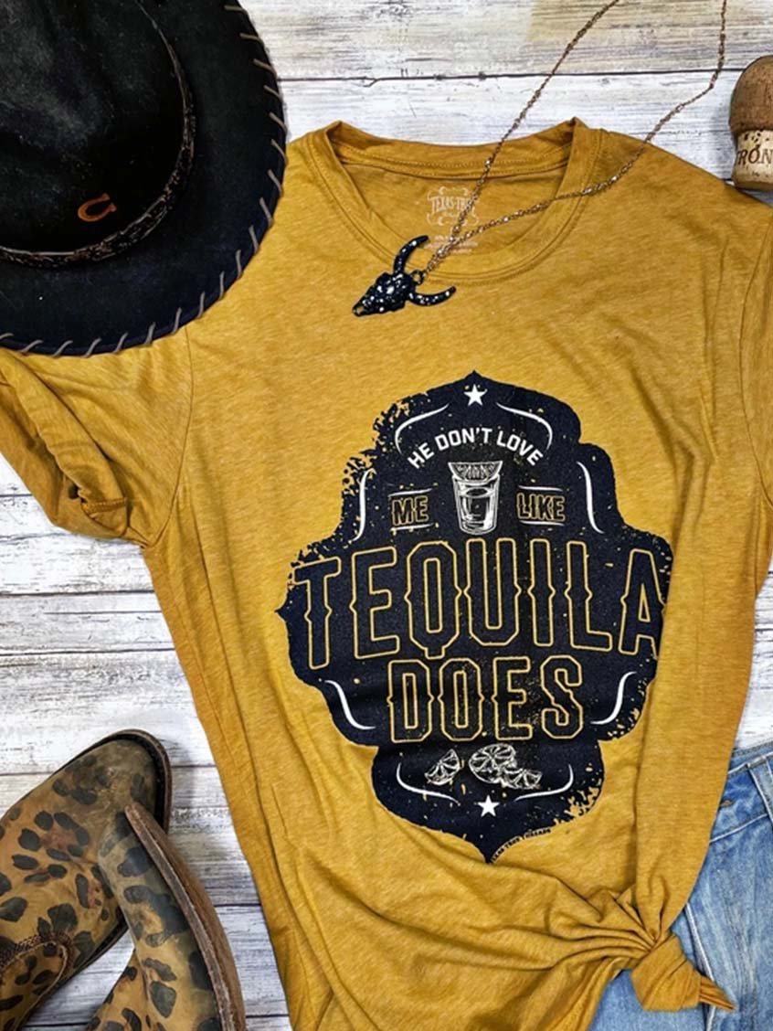 Casual Cotton-Blend Abstract Color-Block Shirts & Tops