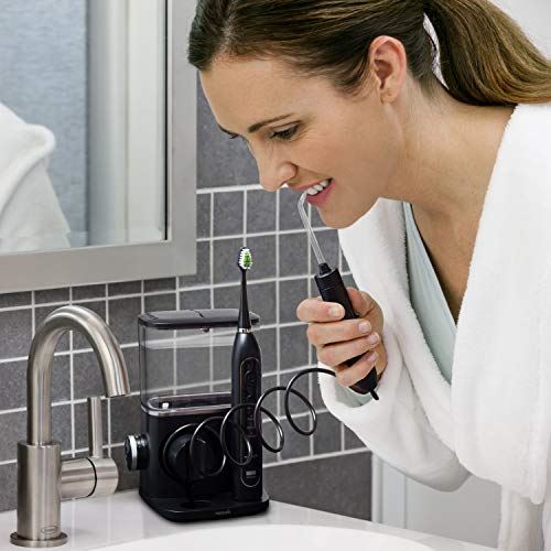 Care 9.0 Sonic Electric Toothbrush + Water Flosser, Black