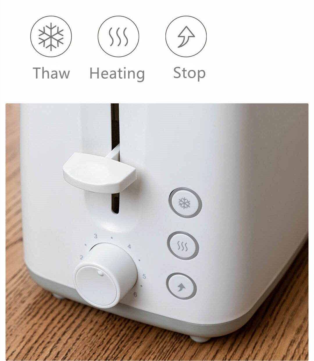 Bread Machine Household Toaster Multi-function Breakfast Machine Automatic Defrosting Heating Double Toaster