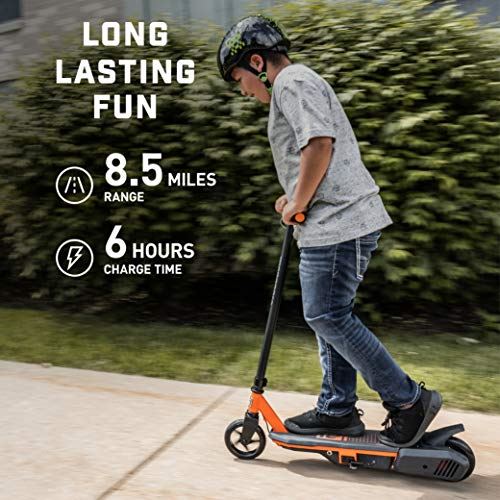 Electric Kids Scooter, Boys & Girls Ages 8+, Max Rider Weight Up to 175lbs