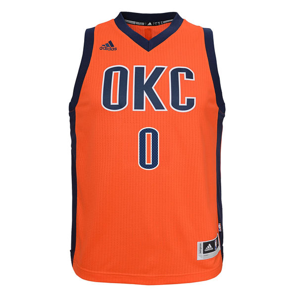 Few Left! Zoom Russell Westbrook Oklahoma City Thunder adidas Youth Alternate 2014-2015 Swingman Jersey - Orange 1 Russell Westbrook Oklahoma City Thunder adidas Youth Alternate 2014-2015 Swingman Jersey - Orange 2 Russell Westbrook Oklahoma City Thu