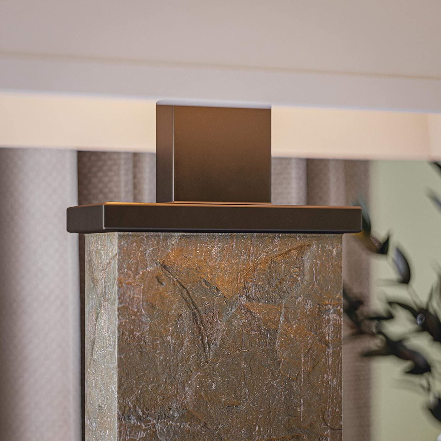 Home 21037SL Hanover Table Lamps, Medium/ Natural Slate Finish