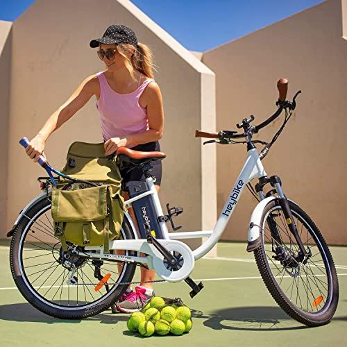 Cityscape Electric Bike 350W Electric City Cruiser Bicycle-Up to 40 Miles-