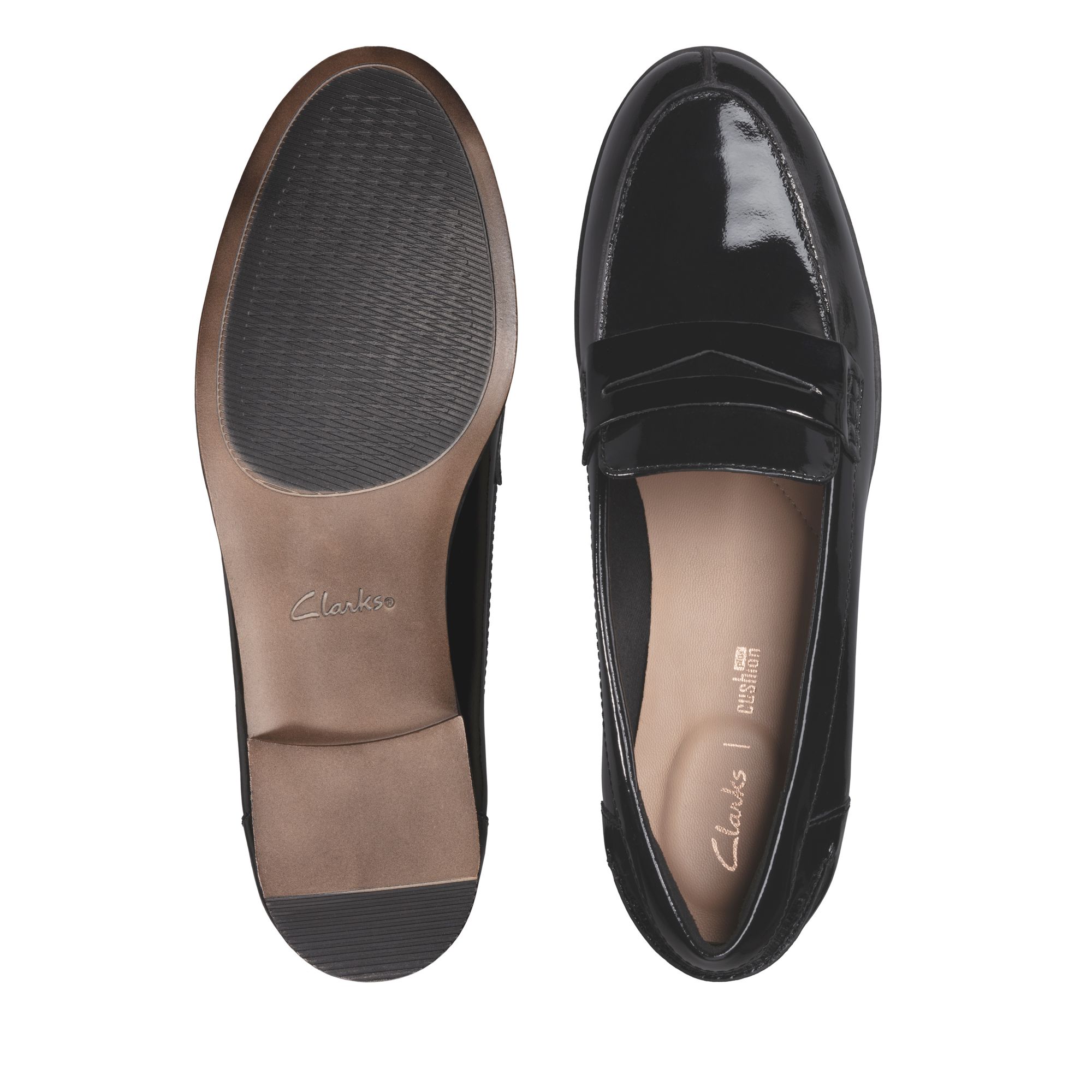 Women  Hamble Loafer Black Pat