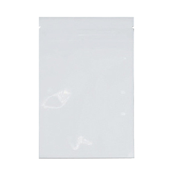 7.5x6.5cm In Stock Smell Proof Plastic Zipper Packaging Ziplock 3 Three Side Seal Aluminum Foil Flat Pouch Bag