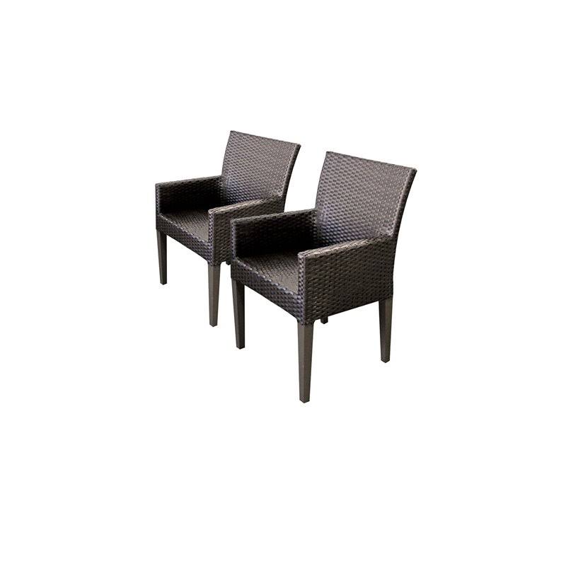 TK Classics 2 Barbados Dining Chairs with Arms