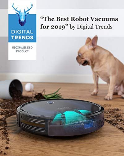 Wi-Fi Connected Robot Vacuum Cleaner  with 2000Pa Suction, Quiet &Self Charging