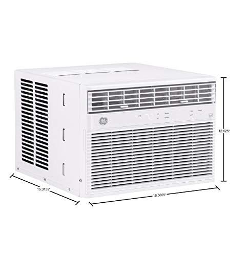 GE 8,000 BTU Smart Window Air Conditioner Cools up to 350 sq. Ft with Install Kit