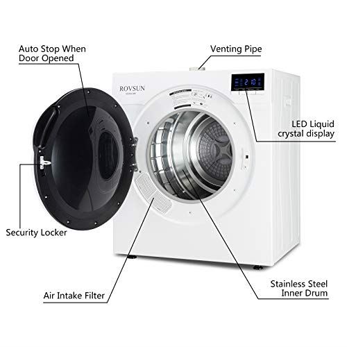 Ft High End Front Load Tumble Laundry Dryer with Stainless Steel Tub
