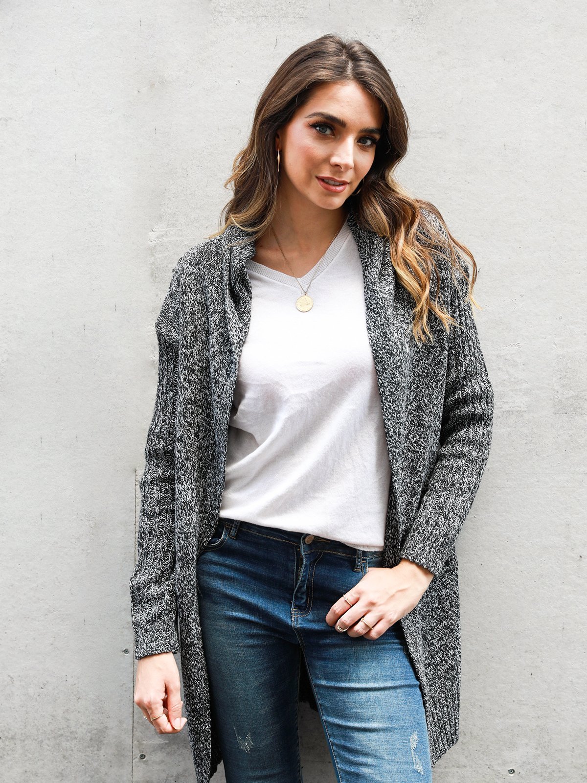 Shawl Collar Holiday Outerwear