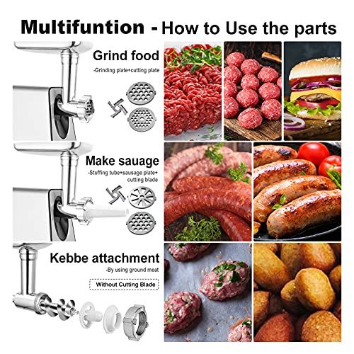Meat Grinder Electric, 350W[2800W Max], Sausage Maker, Meat Mincer