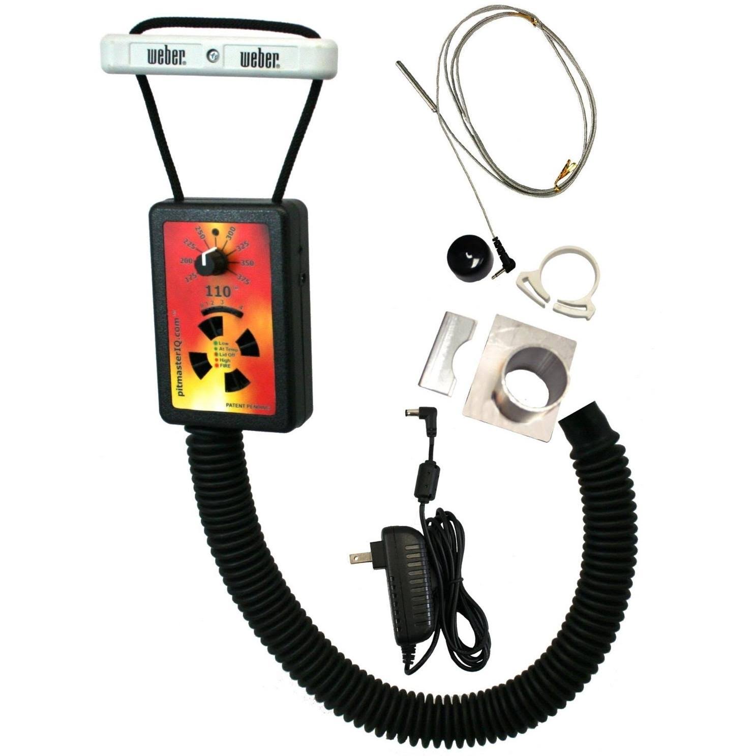 Pitmaster Temperature Regulator Kit with Small Adjustable Kamado Adapter