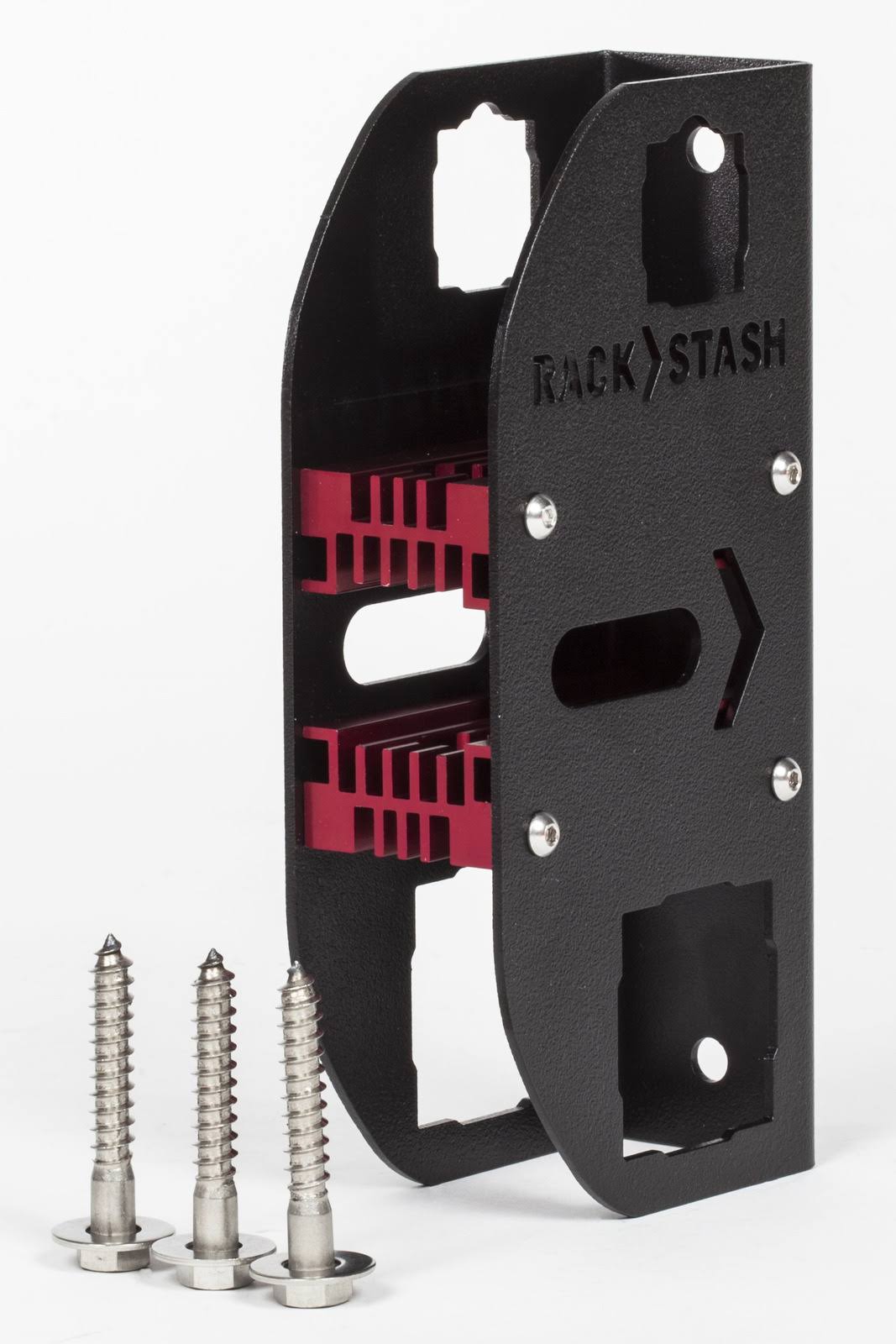 Rack Stash Hitch Mounted Bike Rack Storage, Ski and Cargo Garage Organizer, Wall