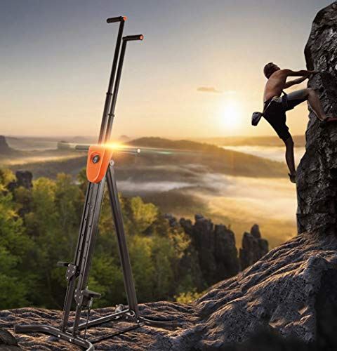 Mustbe Strong Foldable Vertical Climber Climbing Machine Space Walker with Digital Display-