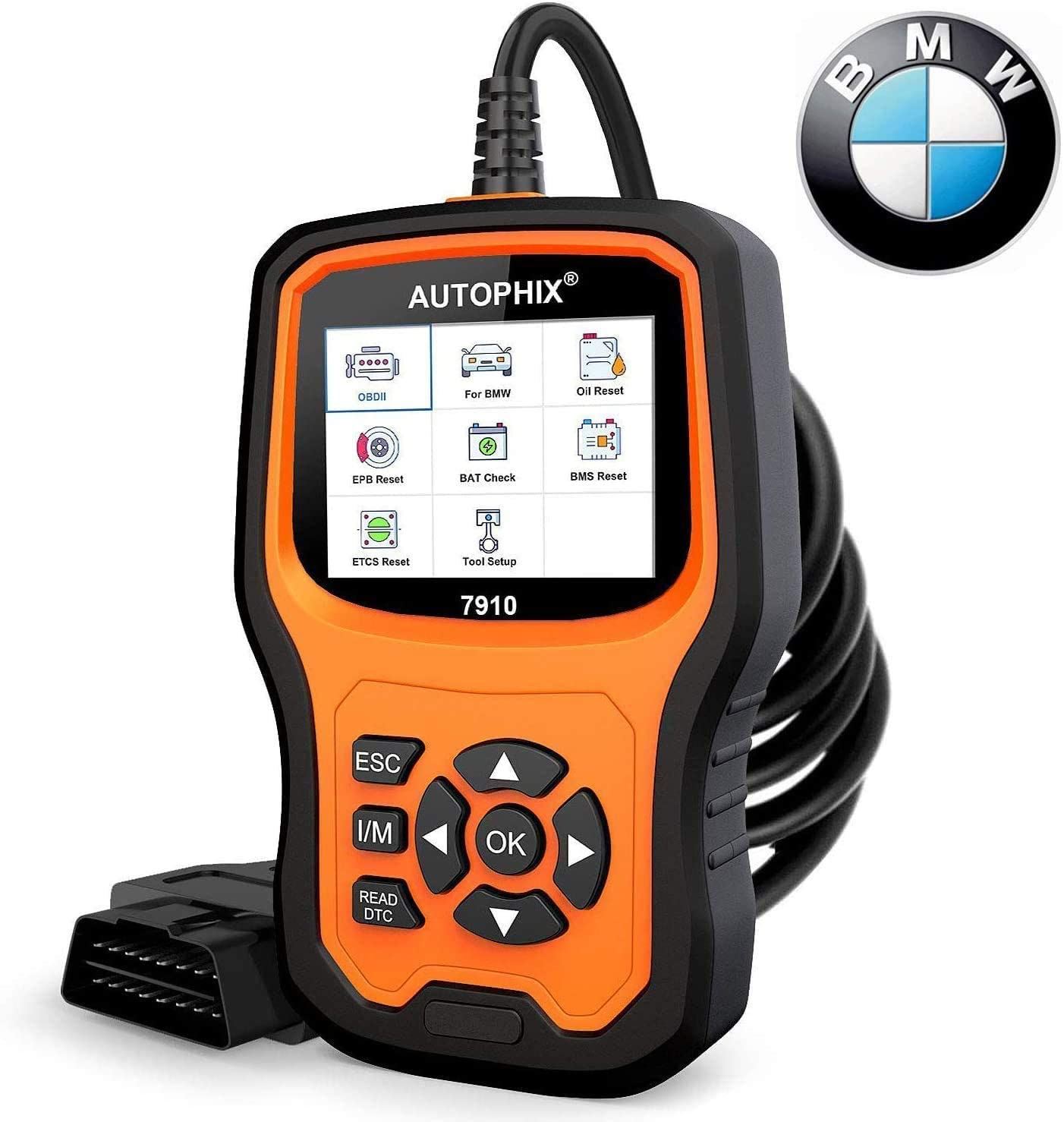 Auto Fault Code Reader with Battery Registration for All BMW After 1996