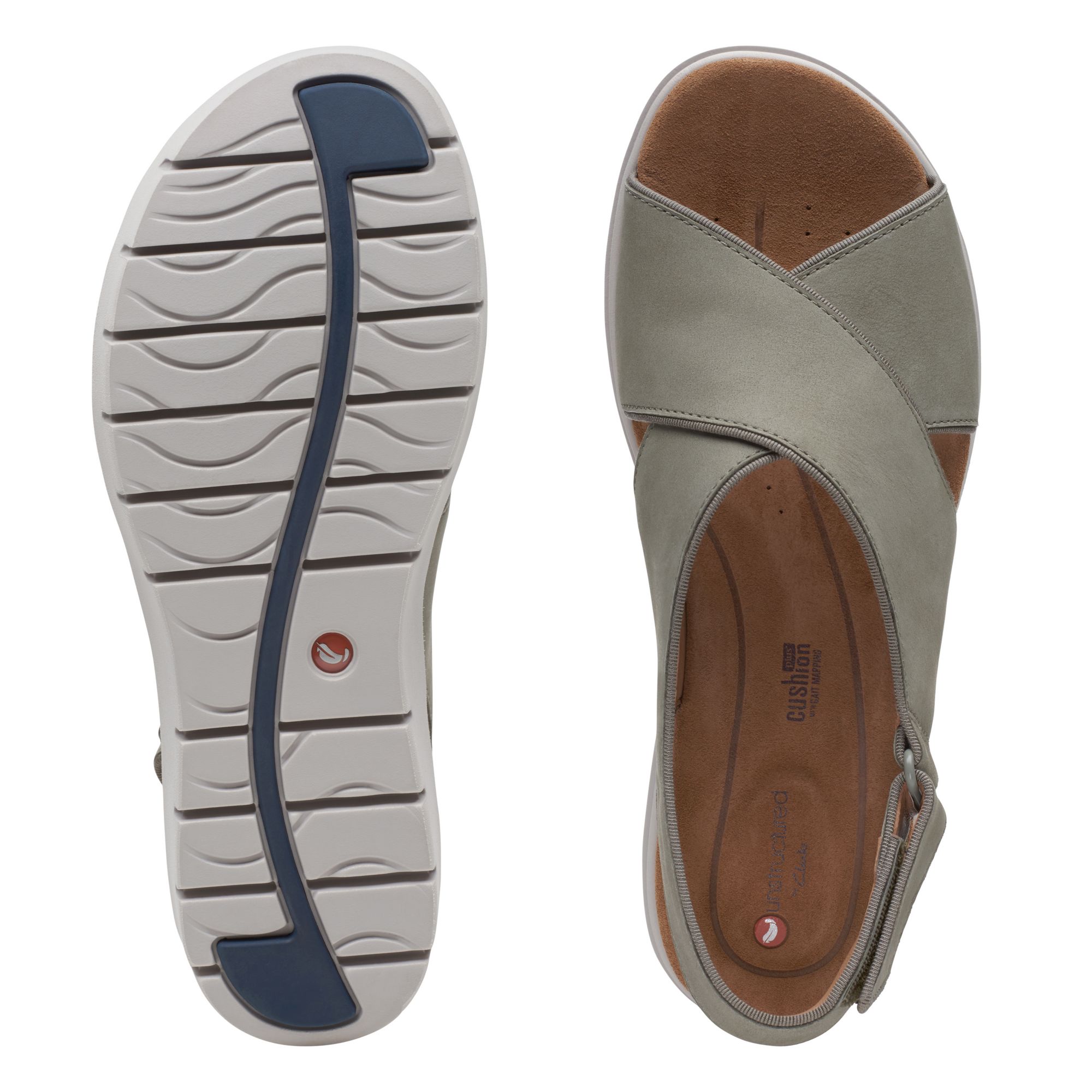 Women Sandals Un Karely Sun Sage Nubuck