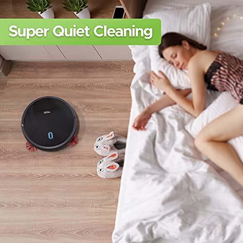 Robotic Vacuum Cleaner with Gyro Lidar Navigation, and 1300Pa Strong Suction