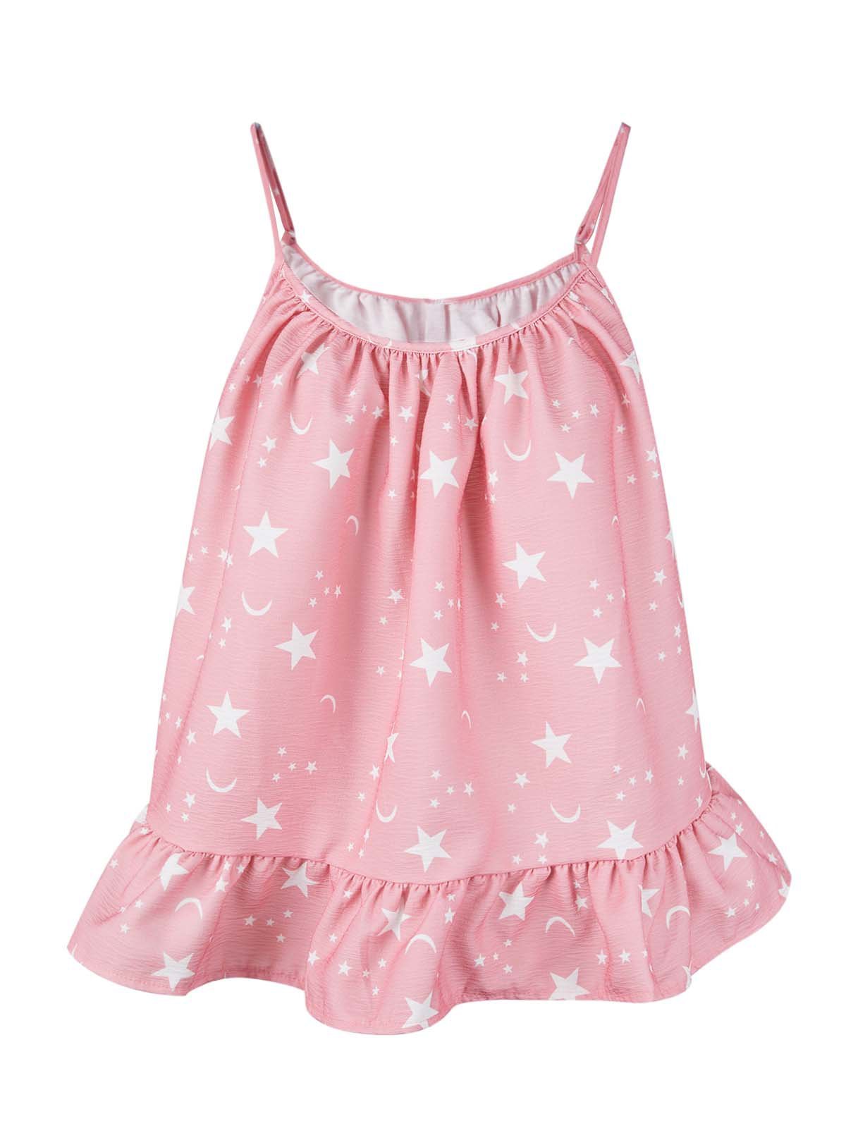 Sleeveless Printed Shirts & Tops