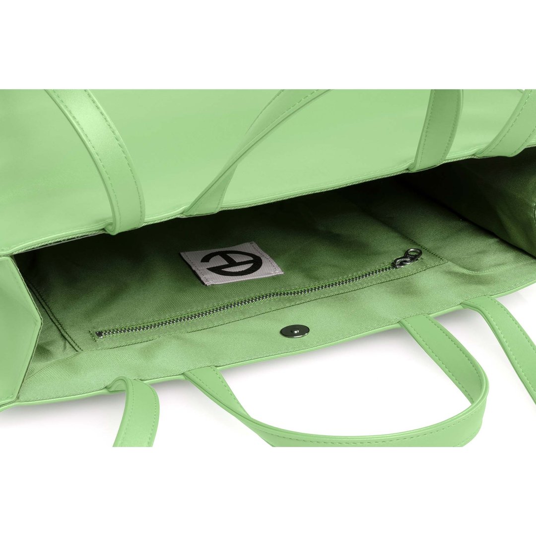 Medium Double Mint Shopping Bag
