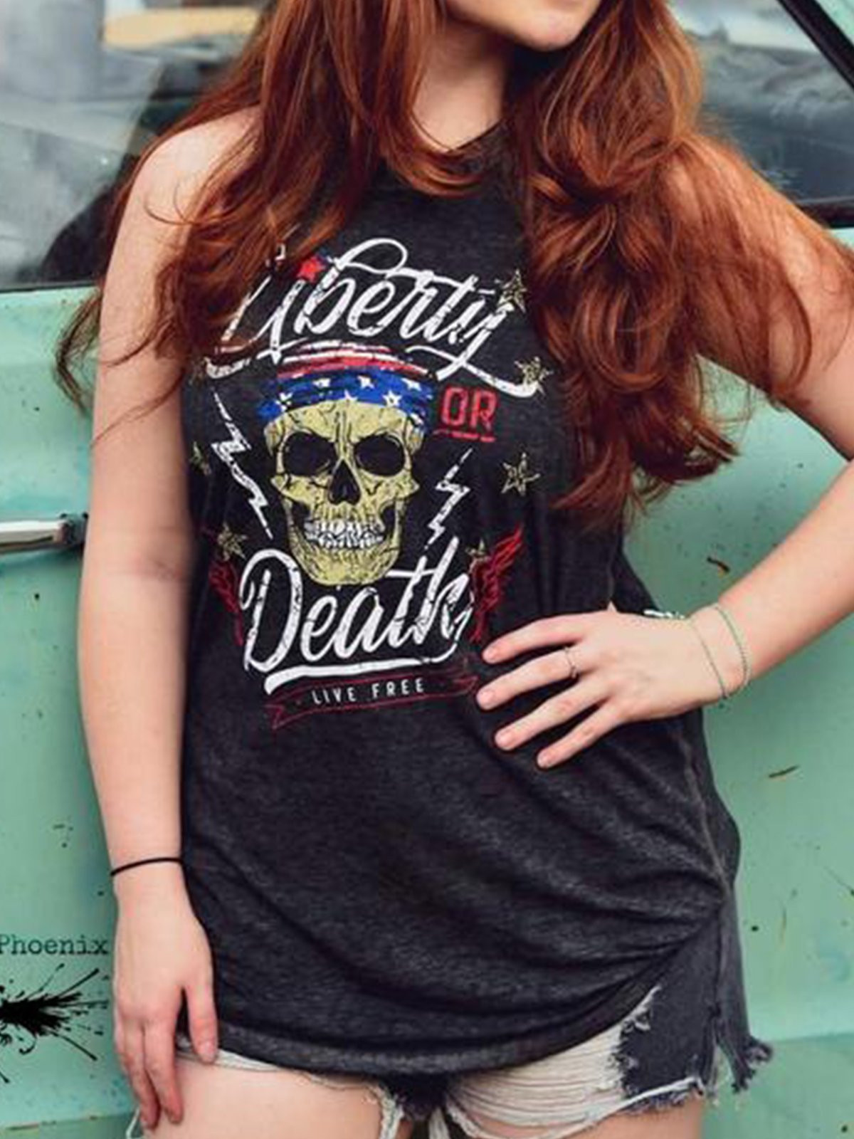 Cartoon Printed Casual Shirts & Tops