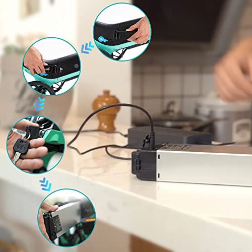 HITWAY Electric Bike,16 inch Folding Electric Bicycle, Double Shock