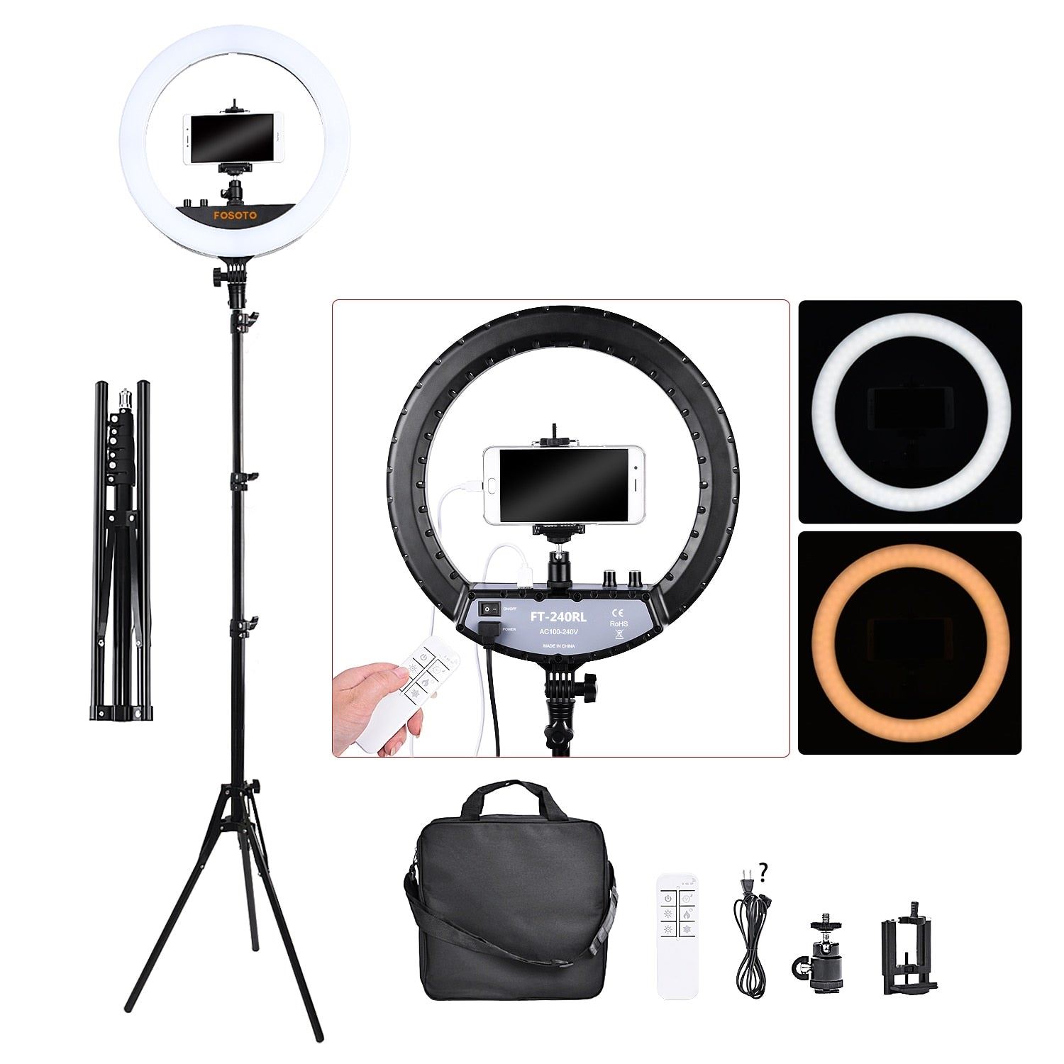 Ring Light 14 inch Ring Lamp Video Ring light Photography lamp With Tripod Remote For Phone Makeup Youtube