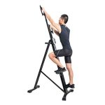 SuoANI Vertical Climber Folding Climbing Machine Home Gym Exercise Stepper- Black