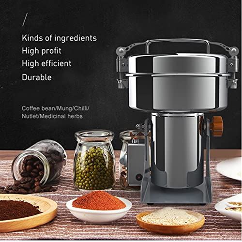 Mill Grinder, Commercial Spice Grinder Electric Superfine Powder Grinding