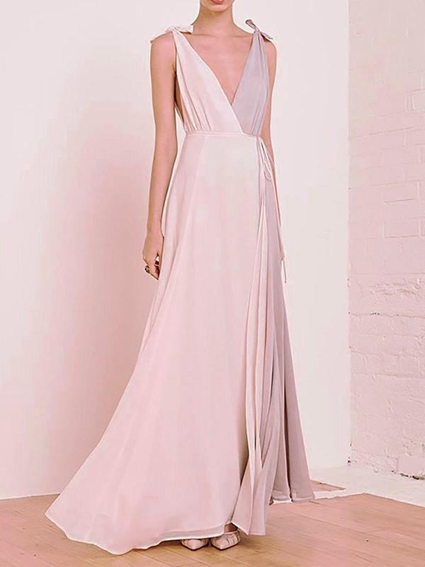 Women Sleeveless Paneled Casual Dress