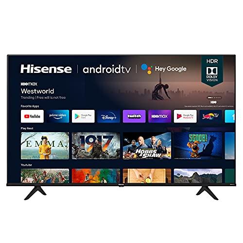 43A6G 43-Inch 4K Ultra HD Android Smart TV with Alexa Compatibility (2021 Model)