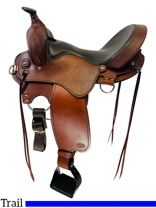 TEMPORARILY DISCONTINUED 15  to 17  Fabtron Cross Trail Saddle 7752S-7754S-7756S