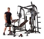 Marcy Smith Cage Workout Machine Total Body Training Home Station For Men & Women- Silver
