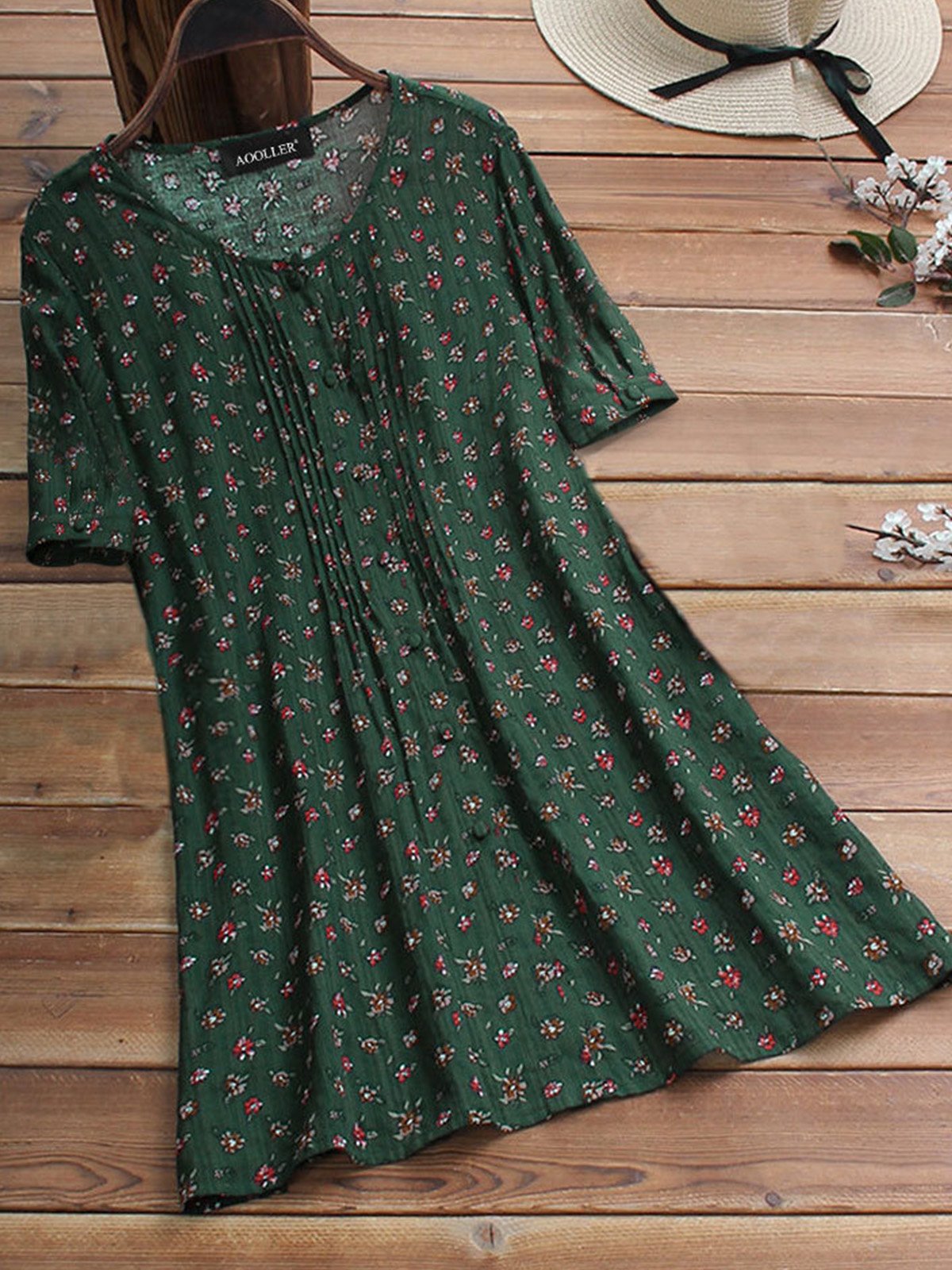 Women Casual Loose Tops Tunic Blouse Shirt