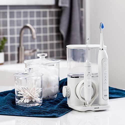 Sonic Electric Toothbrush with Water Flosser, White