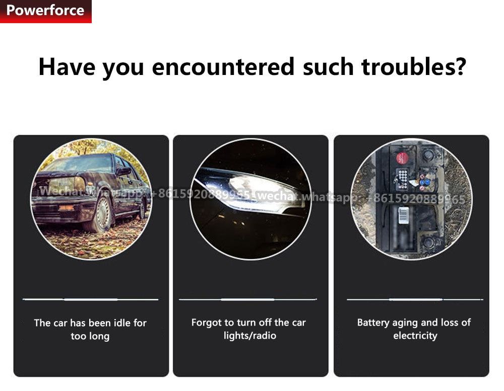 2000A Car Jump Starter Power Bank Starting Device Diesel Petrol Car Battery Charger